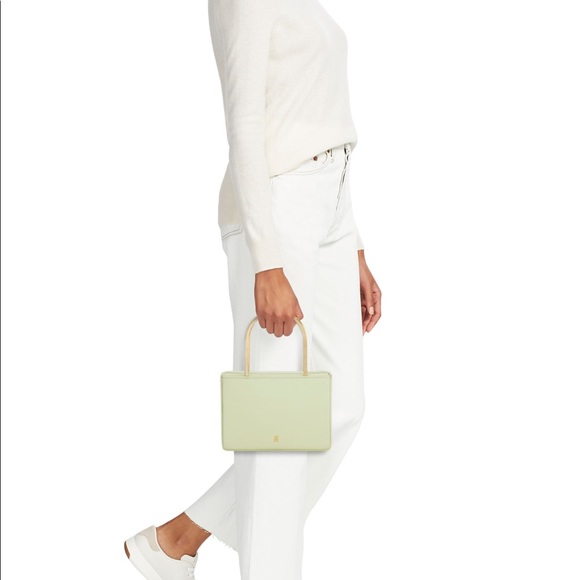 Amina Muaddi Henson Satin Bag - Picture 8 of 9